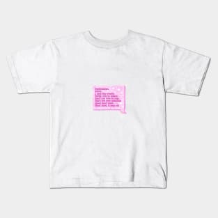 Barbz Stay in School Kids T-Shirt